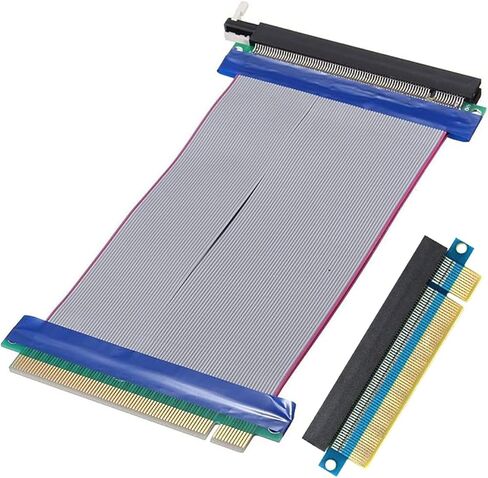 16X إلى 16X PCI-Express كابل تمديد 20 سم PCI-E موسع بطاقة محول كابل مرن مسطح للتعدين ETH مع بطاقة PCI-E 16x Riser in Saudi Arabia
