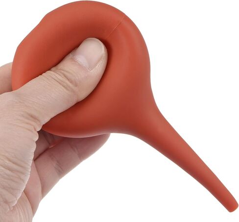 قاذف غبار منفاخ الهواء للساعة من HARFINGTON، منفاخ غبار من السيليكون ذو طرف ناعم ومضخة فائقة مع فوهة طويلة، أحمر in Kuwait