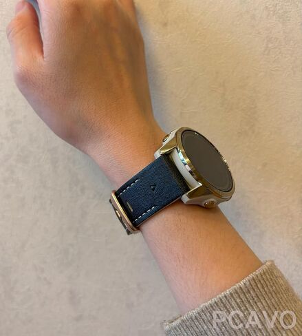 سوار ساعة جلد 20 ملم لـ Garmin Fenix ​​6s / Fenix ​​5s / Fenix ​​7s، QuickFit 20 ملم جلد ناعم مع حزام سيليكون لـ Garmin D2 Delta S epix Pro Gen 2 42 ملم in Kuwait