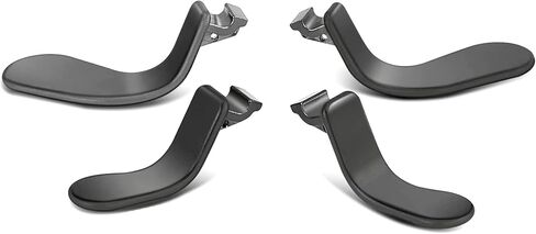 مجاديف وحدة التحكم Elite - مجموعة بديلة أصلية من الفولاذ المقاوم للصدأ من المعدن الأصلي مكونة من 4 مجاديف: 2 متوسط، 2 صغير ومجموعة من 1 وسادة D قياسية، 1 لوحة D ذات أوجه متوافقة مع Xbox Elite Series 2 in Kuwait