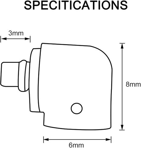يعمل موصل كابل okcsc MMCX لكابل MMCX المتصل بسماعات Etymotic ER4 ER4SR ER4XR ER3XR ER3SE ER2XR ER2SE المتوافقة مع سماعات الأذن من سلسلة Etymotic بشكل منحني أسود in Kuwait