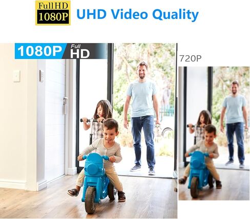 أصغر كاميرا واي فاي لاسلكية جديدة، كاشف كاميرا مخفي صغير HD1080P، جهاز مراقبة الأطفال المحمول، كاميرا مربية للحيوانات الأليفة مع رؤية ليلية، كشف الحركة، تخزين سحابي للأمان مع تطبيق iOS Android in Saudi Arabia
