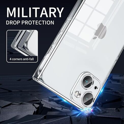 Tzomsze Case Compatible with iPhone 17 Pro Max Clear Case,Camera Protection,Reinforced Corners TPU Slim Shockproof Case Cover for Women Girls 6.9 inch-Clear in Saudi Arabia