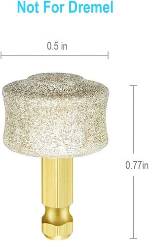 OVATAVO Dog Nail Grinder Replacement - Dog Toenail Grinder Head/Wheel/Bit for Dachshund, Mini Schnauzer, Boxer, Newfie-Pyr, Golden Dobermans - for Casfuy and LuckyTail Dog Nail Grinder in Kuwait
