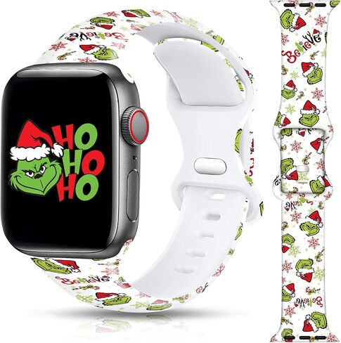 Christmas Halloween Watch Band for Apple Watch Series Ultra 11 10 9 8 7 in Kuwait