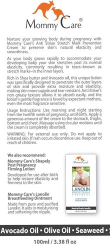Stretch Mark Remover For Pregnancy, Anti Striae - Anti Stretch Marks, All Natural Organic Maternity Stretch Mark Prevention Lotion With Laminaria seaweed, Shea Butter Avocado and Olive Oil 3.38 fl oz in Saudi Arabia