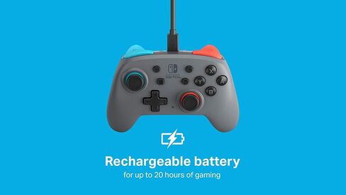 وحدة التحكم اللاسلكية PowerA Nano Enhanced لجهاز Nintendo Switch - رمادي-نيون (متجدد) in Saudi Arabia
