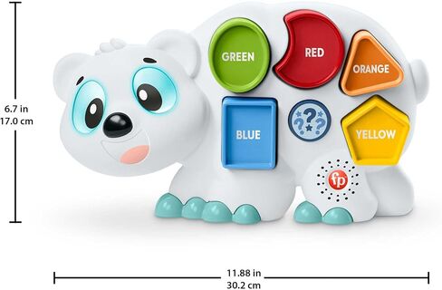 Fisher-Price Linkimals Puzzlin’ Shapes Polar Bear Toddler Toy (QE) in Saudi Arabia