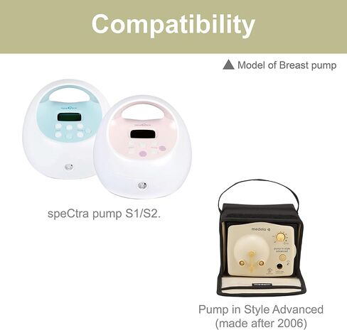 محول موصل محول شفة لمضخة Spectra S1/S2 ليتوافق مع موصل Medela PIS MaxFlow الجديد Medela Flange Medela Freestyle Flex Connector، قطعتان in Saudi Arabia