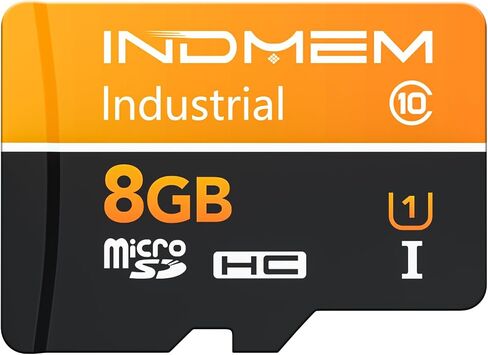 بطاقة ذاكرة MLC Micro SD سعة 8 جيجابايت، بطاقة ذاكرة SD صناعية MLC MicroSD SDHC UHS-I فئة 10، سرعة عالية تصل إلى 100 ميجابايت/ثانية، تدعم تسجيل فيديو فائق الدقة 4K in Saudi Arabia