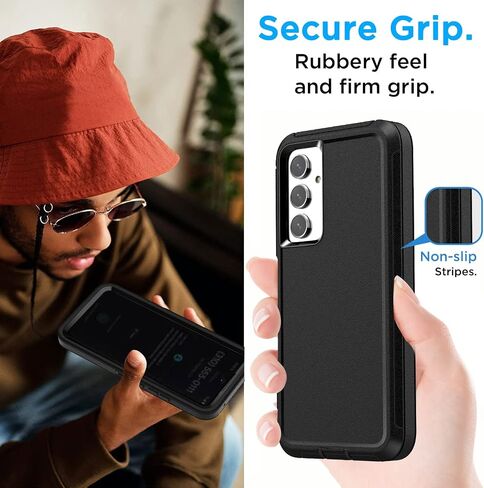 AICase for Samsung Galaxy A54 5G Phone Case with Belt-Clip Holster, Heavy Duty Rugged Protective Shockproof Drop Tough Durable Cell Phone Cover in Saudi Arabia