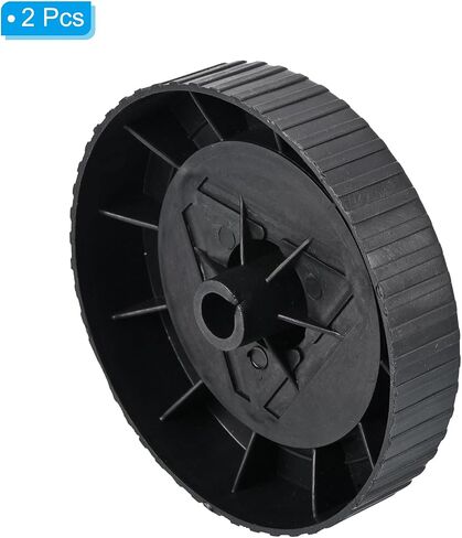 PATIKIL 4.7" Air Compressor Wheels, 2 Pack Universal Air Compressor Wheel Replacement Part with 0.5" Dia. Hole for Easy Mobility in Saudi Arabia