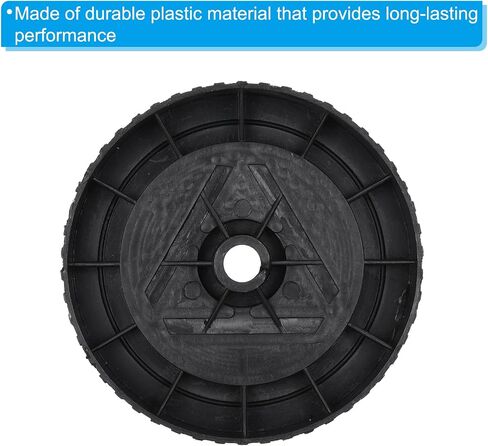 PATIKIL 4.7" Air Compressor Wheels, 2 Pack Universal Air Compressor Wheel Replacement Part with 0.5" Dia. Hole for Easy Mobility in Saudi Arabia