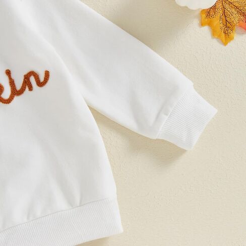 ZyHwShine Toddler Baby Girl Halloween Outfit Long Sleeve Pumpkin Sweatshirts Pants Infant Fall Winter Clothes Set in Saudi Arabia