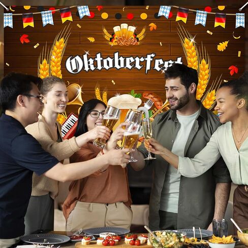 Mocsicka Oktoberfest خلفية مهرجان Oktoberfest الألماني للبيرة تحت عنوان لافتة الخريف الألمانية البافارية Oktoberfest Beer ديكورات ومستلزمات حفلات كشك الصور المنزلية in Saudi Arabia