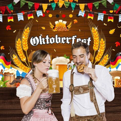 Mocsicka Oktoberfest خلفية مهرجان Oktoberfest الألماني للبيرة تحت عنوان لافتة الخريف الألمانية البافارية Oktoberfest Beer ديكورات ومستلزمات حفلات كشك الصور المنزلية in Saudi Arabia