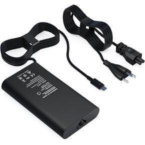 Replacement for Dell 130W Laptop Charger USB C Type C Power Adapter for Dell XPS 15 17 9500 9700,Latitude 7410 7310 7210 9410 Power Supply Cord