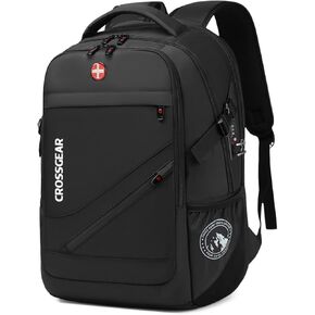 Large Travel Backpack Waterproof Laptop Bag Airline Approved Business Office Work Computer Casual Daypacks TSA Lock Anti-Theft Bookbag with USB Port Fit 17.3 inch Laptops for Men Women