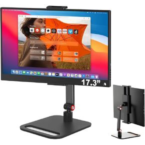 Portable Monitor Stand Mount 15.6 for Desk, 360° Adjustable Aluminum Alloy Tablet Stand Holder Compatible with iPad Pro/Air/Mini, Tablets, Portable Monitor 7"-15.6", Samsung Galaxy Tab, Kindle
