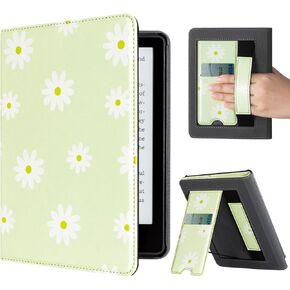 CoBak Case for Kindle Paperwhite - All New PU Leather Cover with Auto Sleep Wake, Hand Strap, Card Slot for Kindle Paperwhite Signature Edition and Kindle Paperwhite 11th Generation 2021 Released
