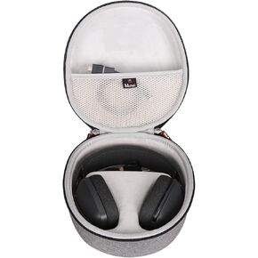 Mchoi Hard Carrying Case Fits for Logitech Zone Vibe 100/125 Wireless Headphones, Waterproof Grey Headphones Travel Protective Case, Case Only, Black