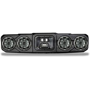 SSV Works WP3-RG34O4K Easy-to-Install Overhead Soundbar w/MRB3 Radio, Built-in 200watt Amplifier and Four 6.5" KM Speakers for 2018-2024 Polaris Ranger in Kuwait