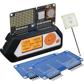 3-in-1 Set - GNSS Module Receiver with 2 Pack of Prototyping Boards for Flipper Zero Comes with Silicone Protective Case - Supports GPS, BeiDou (BDS), GLONASS and QZSS Systems