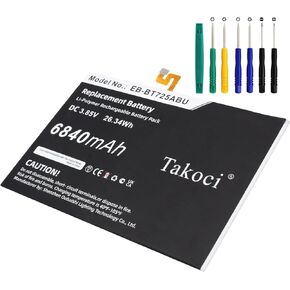 6800mAh Replacement Battery for S‘amsung Galaxy Tab S5e Galaxy Tab S5e 10.5 Galaxy Tab S5e 10.5 2019 Galaxy Tab S5e LTE Galaxy Tab S5e WiFi