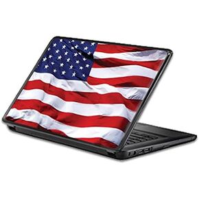 Universal 13" Laptop Skin - American Flag | Protective, Durable, and Unique Vinyl Decal wrap Cover | Easy to Apply, Remove, and Change Styles | Made in The USA