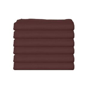 bkb Daycare 6 Piece Flat Crib and Toddler Sheets, Black