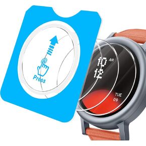 3 Pack Screen Protector for CMF Watch Pro 2 Smartwatch,with Auto-alignment Installation kit,High Definition Anti-Scratch Bubble Free Clear Tempered Glass protective film