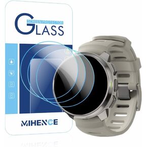 Screen Protector Compatible for Suunto Ocean Dive Computer, 9H Anti-Scratch Tempered Glass Protective Film for Ocean Watch (3PCS), transparent