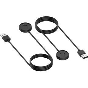 Hybrid Smartwatch HR USB Charging Cradle,Magnetic Black Replacement USB Charger Dock for Fossil Hybrid Smartwatch HR(FTW0005) (2-Pack)