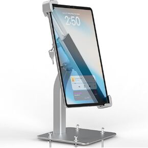 Anti-Theft Tablet Kiosk Countertop Stand for 7"-11" Tablets iPad, Universal Fit Retail Tablet Stand Compatible with iPad Pro/Air/Mini, Galaxy Tabs | Retail Kiosk