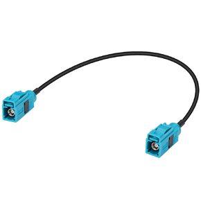 Vehicle Antenna Extension Cable 2-Pack 12inch/1FT/30cm FAKRA Z Female to Female Car Radio Extension Cable, Compatible with Sirius XM, GPS, FM/AM Radio, TEL Telematics, and Bluetooth Module