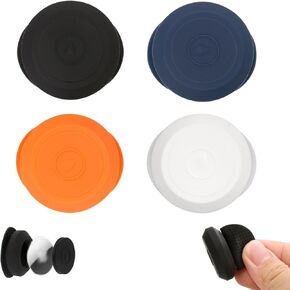 4pcs for Airtag Sticker Mount, Waterproof Silicon Adhesive Holder for Apple Air Tag Hidden Protective GPS Tracker Case for Bicycle Remote Luggage Car Laptop (Pink, White, Black, Purple)
