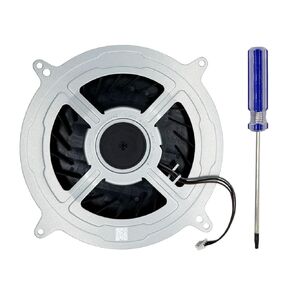 BIUMALL Replacement Internal Cooling Fan Universal 23 Blade Compatible with Sony Playstation 5 PS5, KSB1212HGG4E 12V 2.15A, with T8 Screwdriver