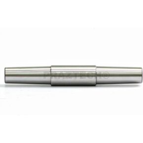 PRAZTECH® Precision Morse Taper 2 Lathe Alignment Test Mandrel Bar Compatible with Nova Lathes | MT2 Shank | Align Head and Tailstock | Double Ended