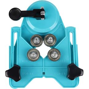 Drill Bit Hole Saw Guide, Drill Bit Hole Saw Guide Jig Fixture, Coated Core Bits with Fixture Adjustable Centering Locator Suction Holder for Ceramic Glass Tile Porcelain Marble Granite