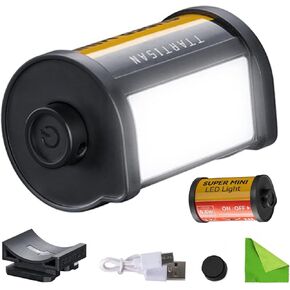 TTARTISAN Mini LED Light, Rechargeable Mini LED Camera Light CRI95+ 3000K/4500K/6000K Small LED Light for Photography, Vlog, Super Mini, with 0-180 Degrees Adjustment