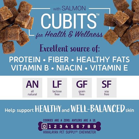 Cubits with Yogurt | Natural Training Treat | Loaded with Prebiotics and Probiotics | No Crumbs - No Sticky Mess | Gluten - Lactose - Soy - Grain Free | 3.5 oz per Pouch in Saudi Arabia