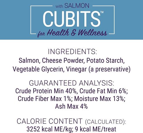 Cubits with Yogurt | Natural Training Treat | Loaded with Prebiotics and Probiotics | No Crumbs - No Sticky Mess | Gluten - Lactose - Soy - Grain Free | 3.5 oz per Pouch in Saudi Arabia