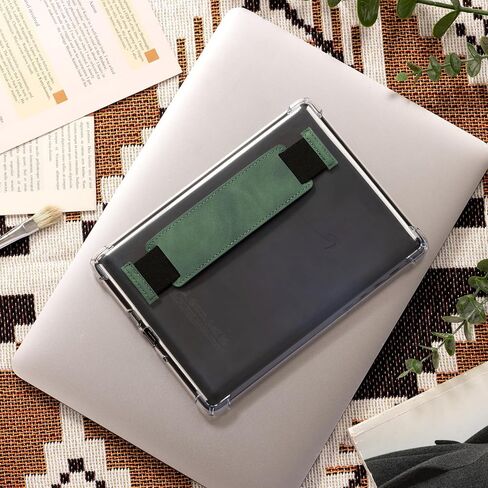 حافظة CoBak الشفافة وحزام اليد لجهاز Kindle Paperwhite الجيل الحادي عشر 2021 والإصدار المميز (6.8 بوصة) - غطاء خلفي من السيليكون خفيف الوزن مقاوم للخدش. حماية واضحة تمامًا in Saudi Arabia
