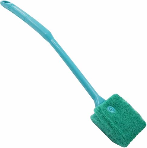 chaekoy 2 PCS Aquarium Fish Tank Brush, Aquarium Fish Tank Algae Cleaning Brush with Non-Slip Handle, Sponge Scrubber Cleaner for Glass Aquariums and Home Kitchen in Saudi Arabia