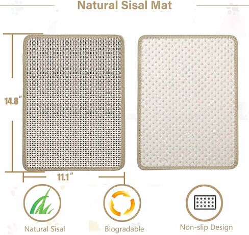 Cat Nail File Scratcher Wrapped Around a Cat Scratching Post, Cat Scratch That Files Nails with 80 Aluminum Oxide Grit, Cat Nail File Can Help to Trim Cat's Nails and Protect Scratch Post in Saudi Arabia