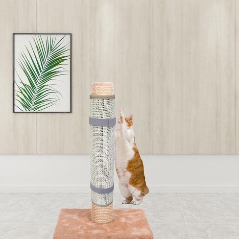Cat Nail File Scratcher Wrapped Around a Cat Scratching Post, Cat Scratch That Files Nails with 80 Aluminum Oxide Grit, Cat Nail File Can Help to Trim Cat's Nails and Protect Scratch Post in Saudi Arabia