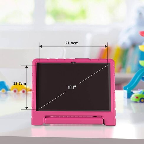 JREN Kids Tablet,10 inch Tablet for Kids,Children,Girls,Boys,10.1 IPS HD Screen,CPU Speed up to 1.8GHz,RAM 2GB and 32GB Storage,Toddler Tablet with Protective case,Color Pink in Saudi Arabia