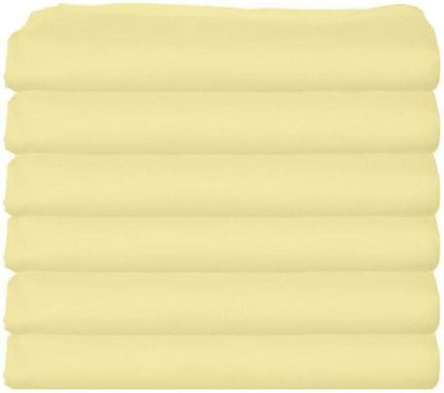 bkb Daycare 6 Piece Flat Crib and Toddler Sheets, Black in Saudi Arabia
