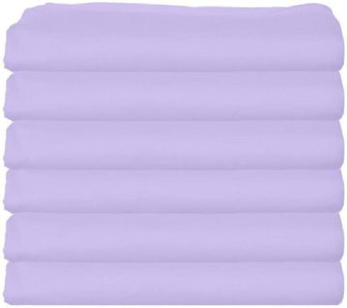 bkb Daycare 6 Piece Flat Crib and Toddler Sheets, Black in Saudi Arabia