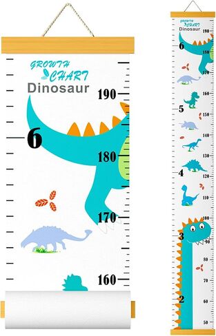 Kids Growth Chart Wall Hanging Baby Height Growth Chart Height Chart for Kids Removable Wall Decor for Kids Canvas Ruler Kids Measuring Chart for Wall Accurate Measurement Child Growth Chart (White) in Saudi Arabia
